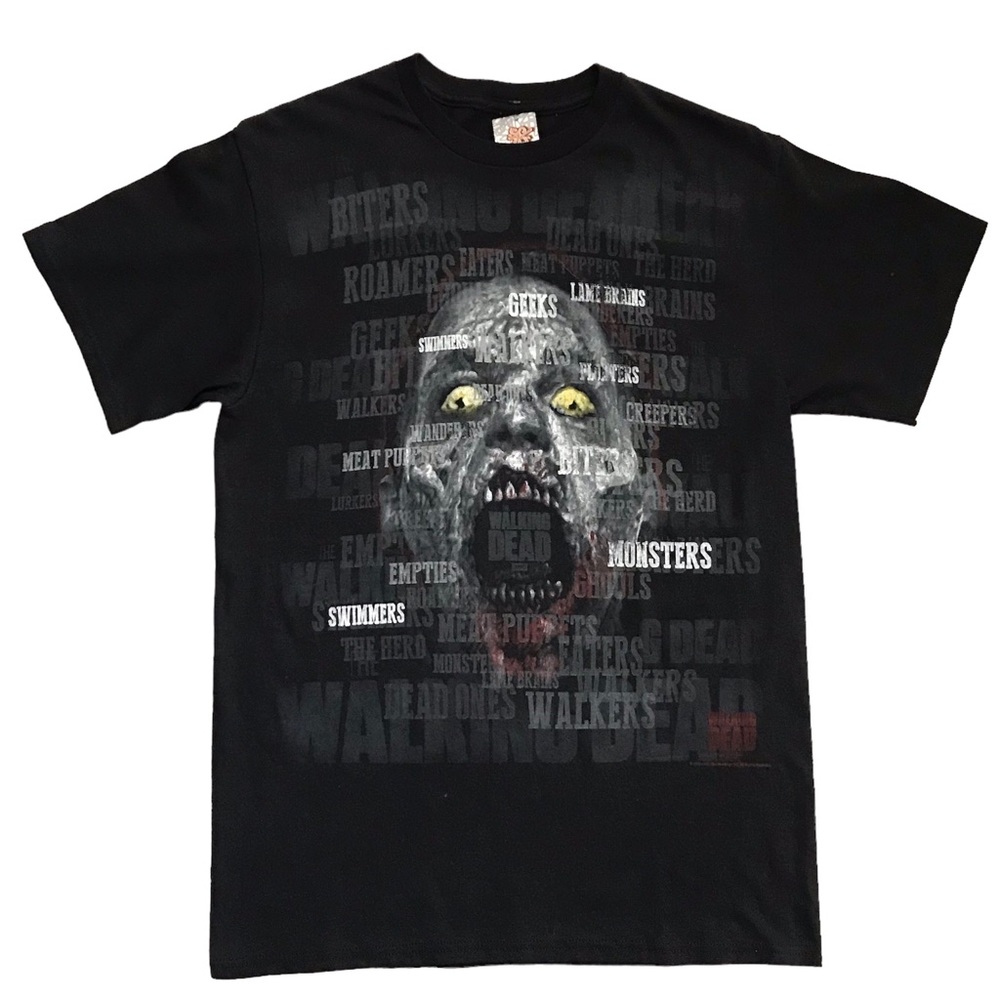 Spencer’s The Walking Dead TWD Shirt Size Medium NWT Zombies Cotton Casual